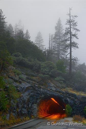 Cheery Light On A Dreary Day_22868.jpg - Wawona Tunnel photographed in Yosemite National Park, California, USA.